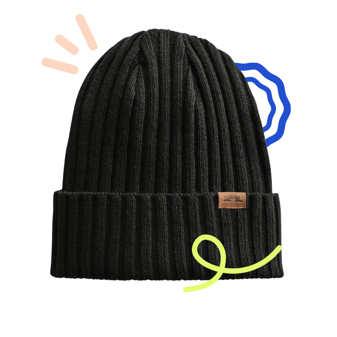 Spacecraft Square Knot Beanie